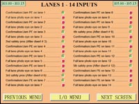 Sortation Touchscreen